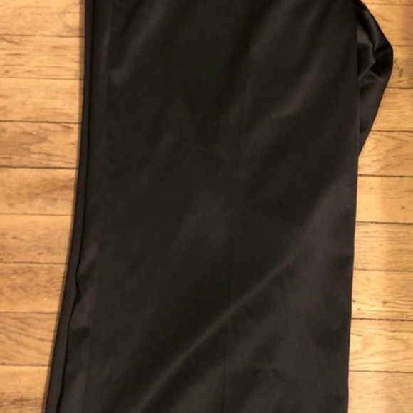 JS Collections black satin pants size 22 - Picture 5 of 5
